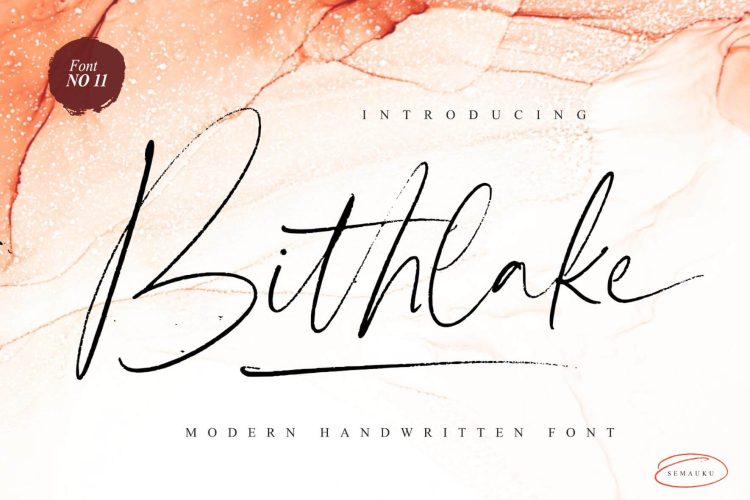 Modern Handwritten Font