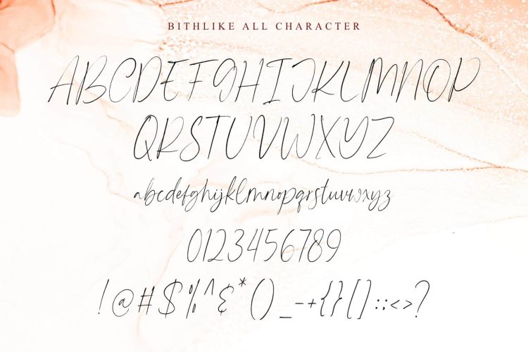 Modern Handwritten Font