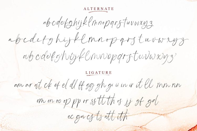 Modern Handwritten Font