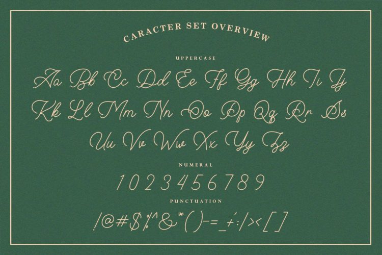 monoline script font