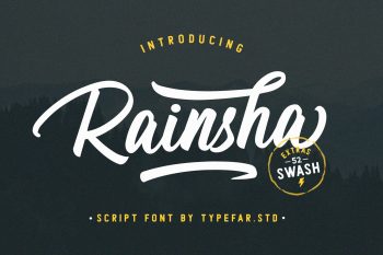 script font rainsha